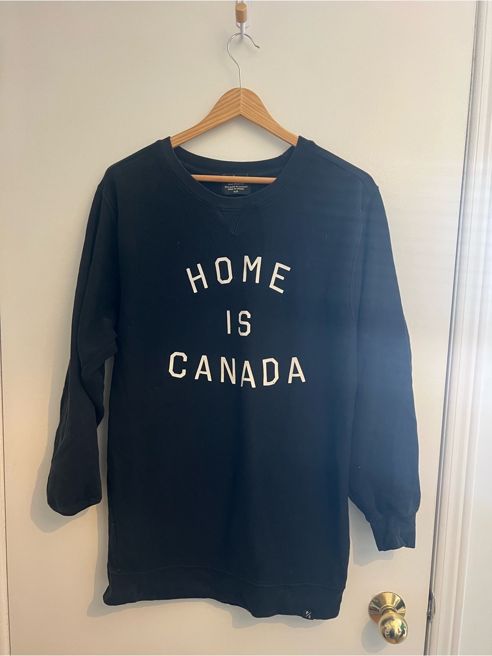Home Is Canada Crewneck Sweatshirt - Black